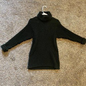 The J. Peterman Company Turtleneck Green Sweater - Size M